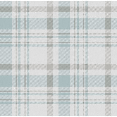 Laughlin Check Plaid Design 10.05M X 53Cm Matte Wallpaper Roll