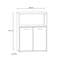 Bibeau 115.1 cm H x 84.5 cm W Standard Bookcase
