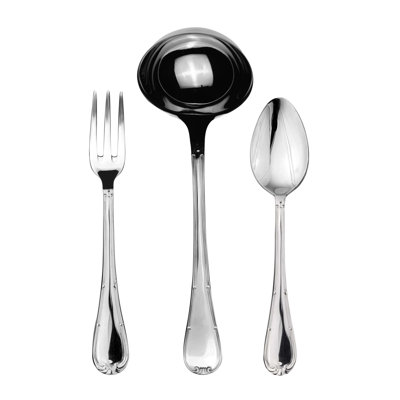 RAFFAELLO 3 Piece Stainless Steel Hostess Set