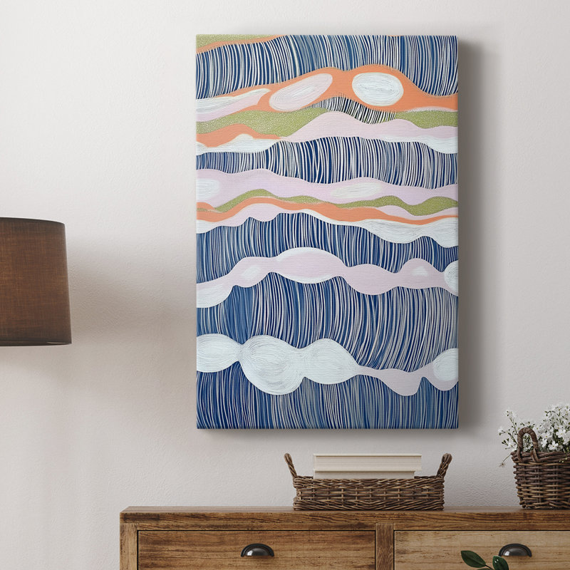 ABSTRACT Series CM XXVII - Cavas de galerie sur mesure, H 60 po x l 40 po