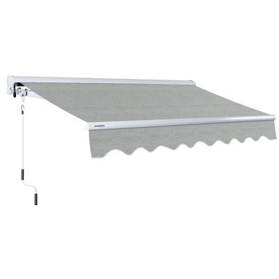 Advaning 12'x10' Manual Patio Retractable Awning