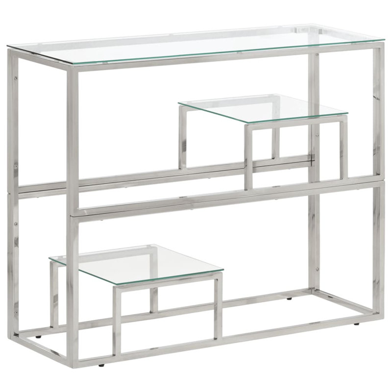 Console 35,4 po Lorraina, Silver