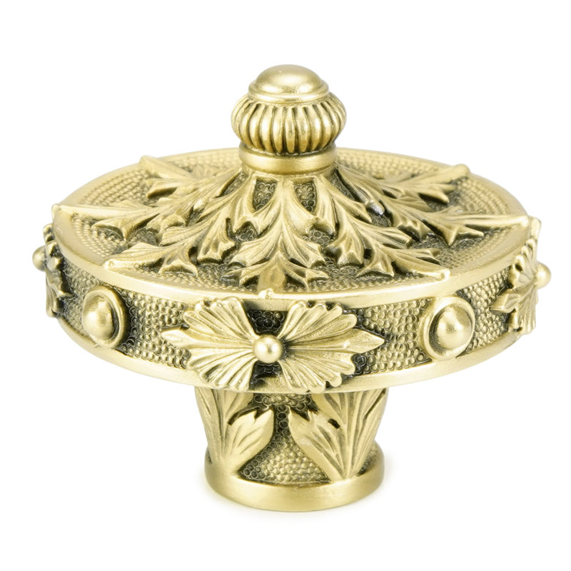 NANTUCKET KNOB, GOLD, 1.625, 1.625