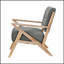 Fauteuil capitonné en tissu avec un rembourrage confortable et un design élégant pour une utilisation polyvalente à la maison-1792598569