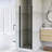 24-25 3/8" Pivot Semi-Frameless Shower Door-114657531