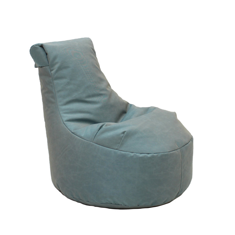 Pouf pagaie pour enfants Element intérieur / extérieur, Oléfine turquoise poussiéreuse