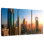 Coucher de soleil de la ville de Dubaï
