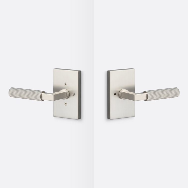 Levanto Privacy Rosette, Staight Knurled Grip