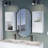 2 Bathroom Medicine Cabinets With Open Shelf-148296798