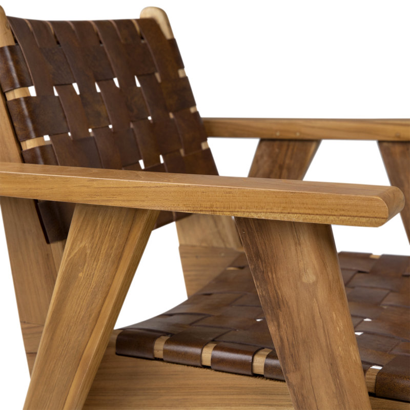 Sutri Teak Upholstered Dining Chair