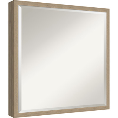 Alberto Brown Beveled Wall Mirror