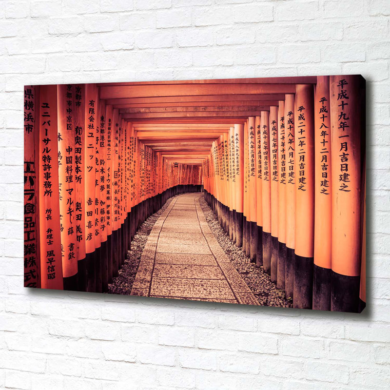 Kyoto Gates - Wrapped Canvas Print