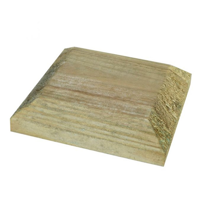 Brekyn Dakota Fields Brown Solid Wood Post Cap for Posts