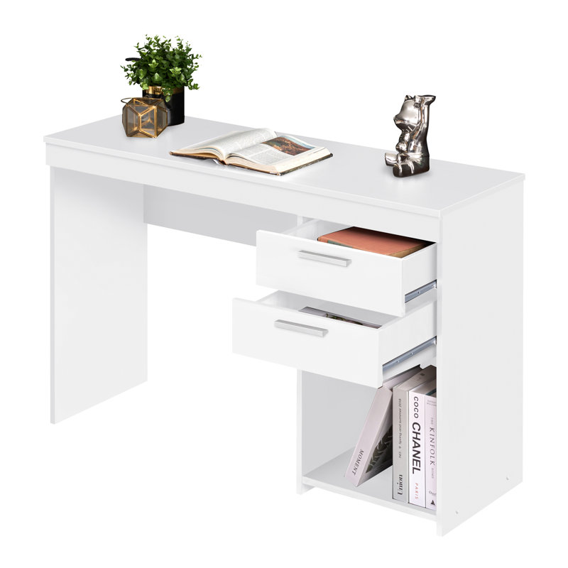 Poste de travail avec rangement Techni Mobile, Blanc
