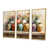 Toile avec cadre flottant or