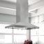 Hotte de cuisine à îlot avec conduit double 42 po en acier inoxydable (GL2i-RD-42)