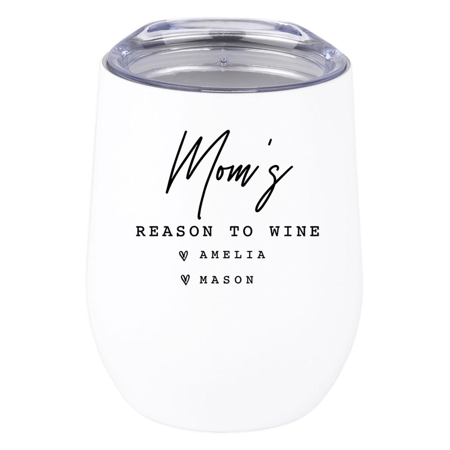 Personalized Double-Wall Insulated Wine Bottle Cooler - Floral