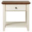 Table de bout avec rangement Barnette