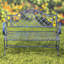 Banc de jardin en métal Stephania-88089303
