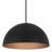 24 Inch Diameter Integrated LED Black Pendant