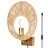 15"H Cass Modern Indoor Plug In Wall Sconce