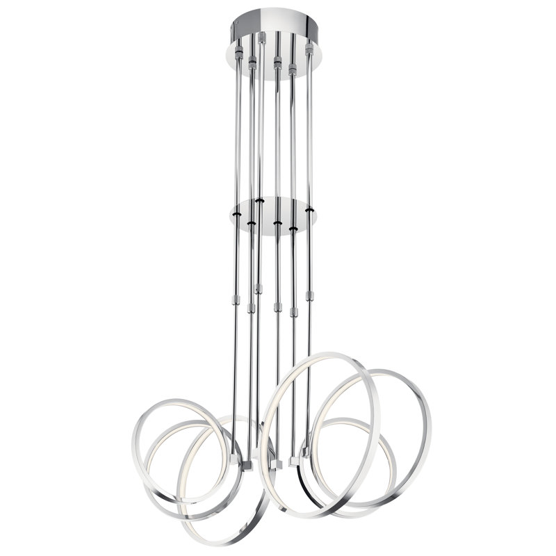 Fabela 6 - Light LED Pendant, Chrome