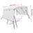 Vidaxl 3-Bow Bimini Top With Sidewalls-113863118-113863121