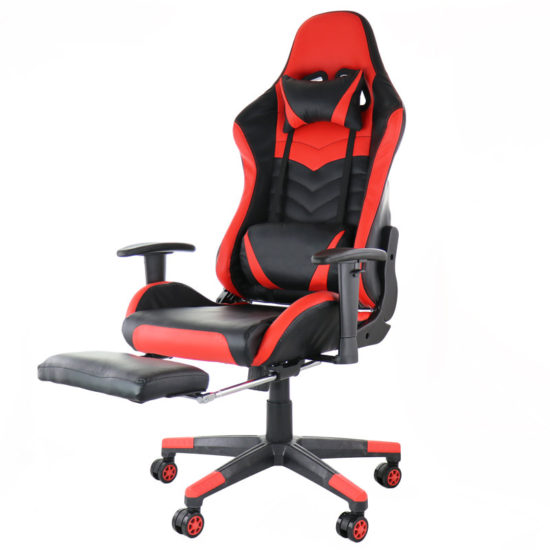 Fauteuil de jeu, Noir/rouge