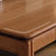 Bureau rectangulaire en bois massif brun noisette-1121155022