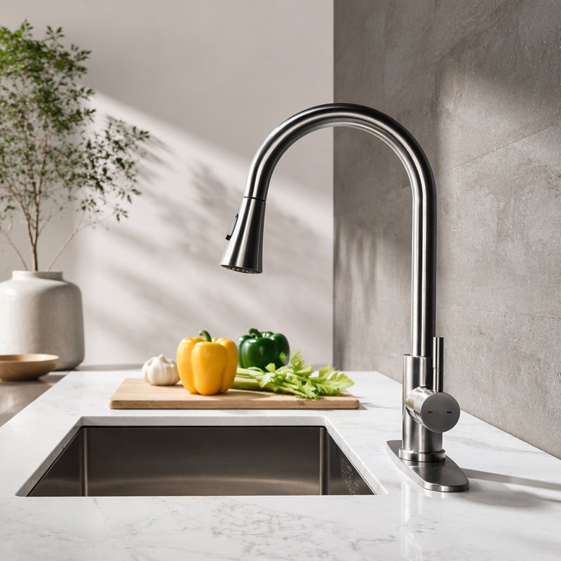 Kitchen Faucet With Pull Out Spraye