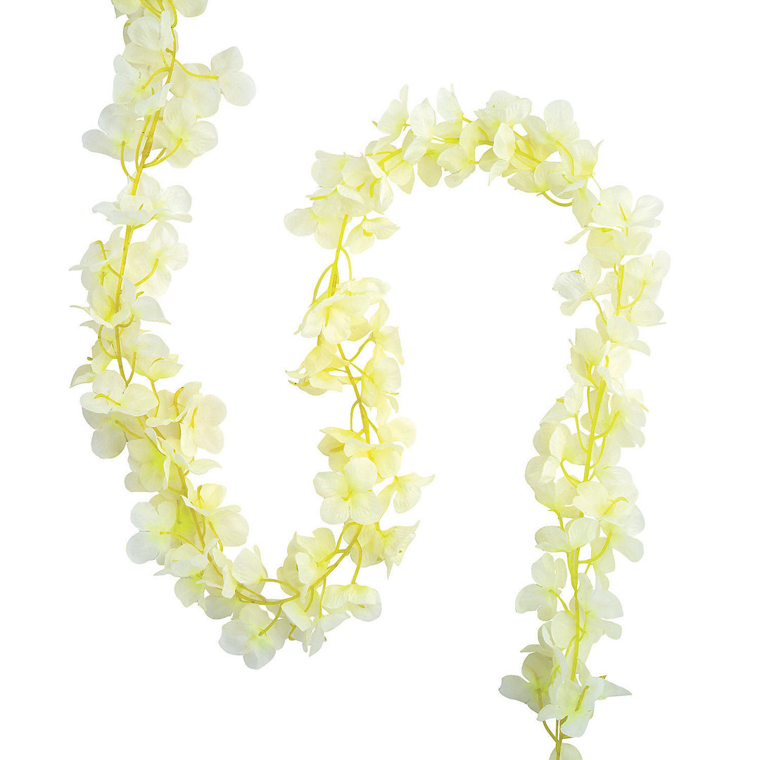 144'' in. Faux Wisteria Garland Primrue