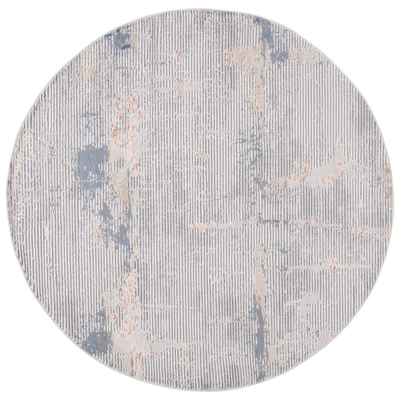 Eternal Performance Abstract Rug, Round 6'7"