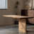 Modern simple solid wood acrylic dining table set-104780411