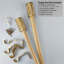 Tringle à rideaux simple réglable Azura-93946037-87874276