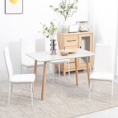 47cm H Tufted Upholstered Upholstered Back Side Chair