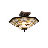Meyda Tiffany & Stained Glass 2 - Light Semi Flush Mount