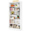 Bibliothèque moderne 78 pouces à 7 niveaux avec rangement spacieux pour le salon, le bureau et la chambre à coucher-1969745971-1969745969
