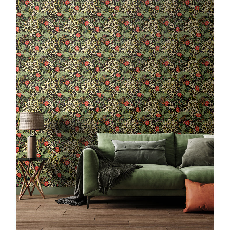 Padstow 10m x 50cm Wallpaper Roll, Slate Mix