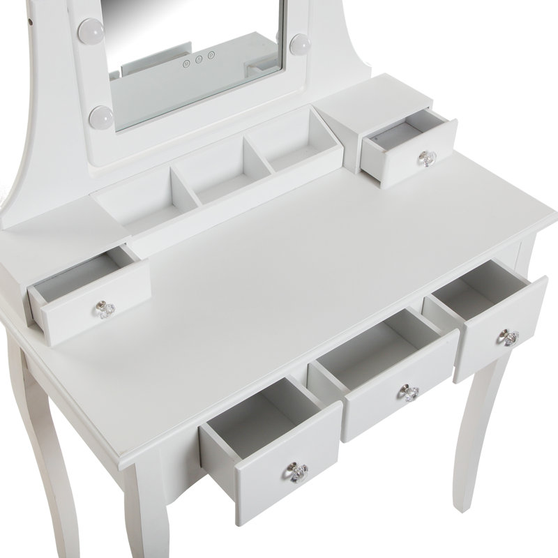 Asotin Dressing Table with Mirror