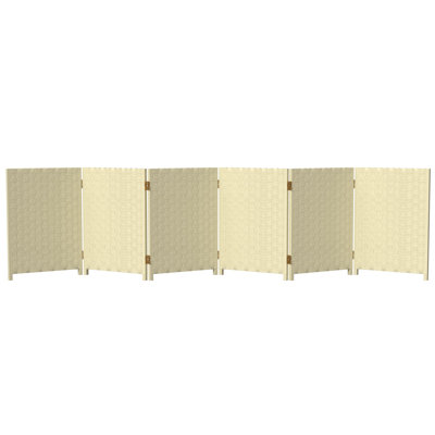 Akrivi 2 Ft. Short Woven Fiber Folding Screen