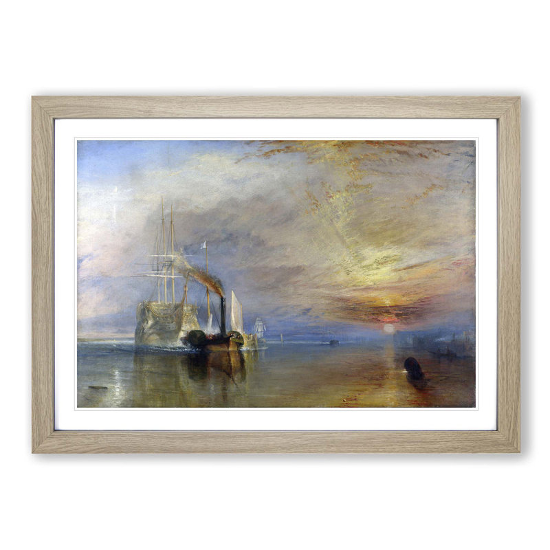 J.M.W. Turner - Single Picture Frame Painting, Oak