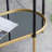 41.5'' Glass Top Console Table