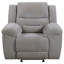 Fauteuil inclinable et oscillant gris Sebring