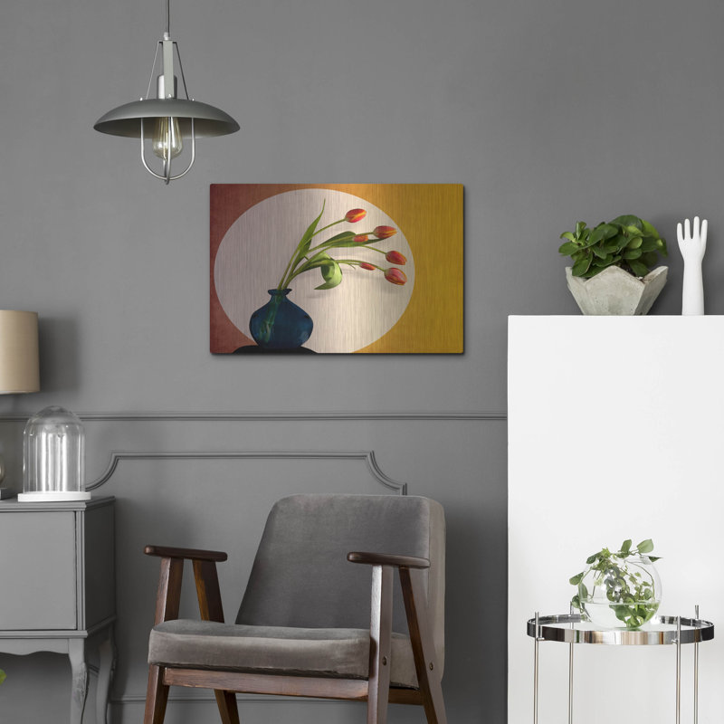 "Tulipes 3" par Mark Ashkenazi, H 16 po x l 24 po
