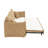 Chenille Sofa W/2 Pillows (Can Turn Into A Sofa Bed)