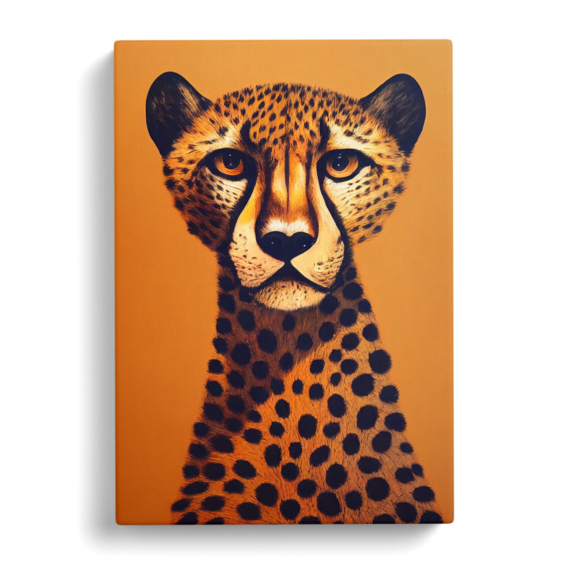 Unique Cheetah Vol.1 - Wrapped Canvas, 50cm H x 35cm W x 3cm D