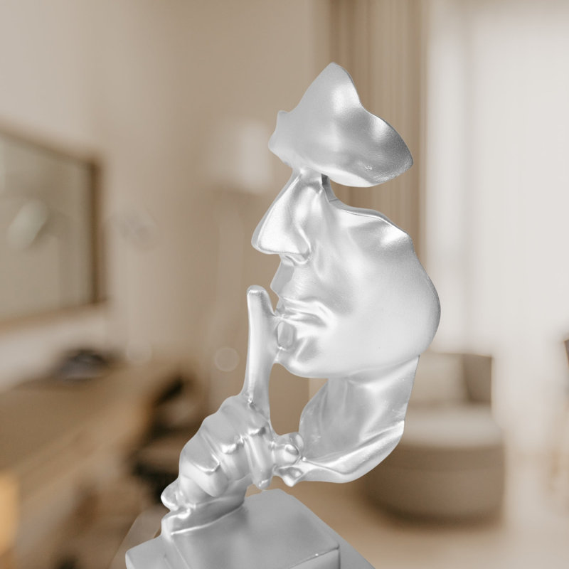 Fidler People Statue, Silver