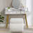 S-shape Teddy Fabric Ottoman with Sturdy Wooden Frame and Anti-slip Foot Nails for Comfort and Durability-1193716896