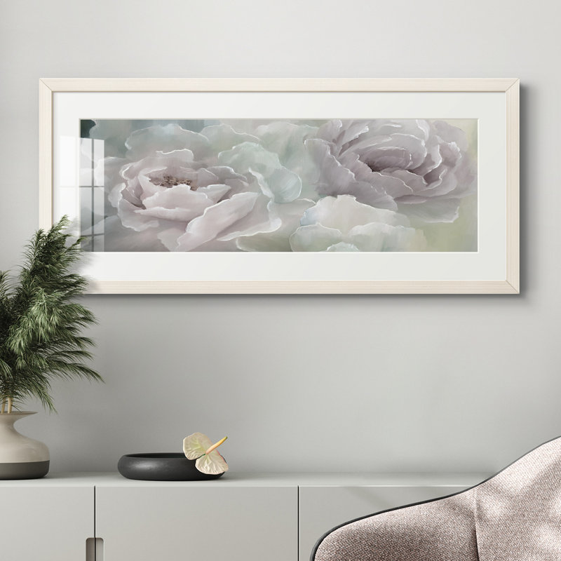 Peinture sur papier encadrée