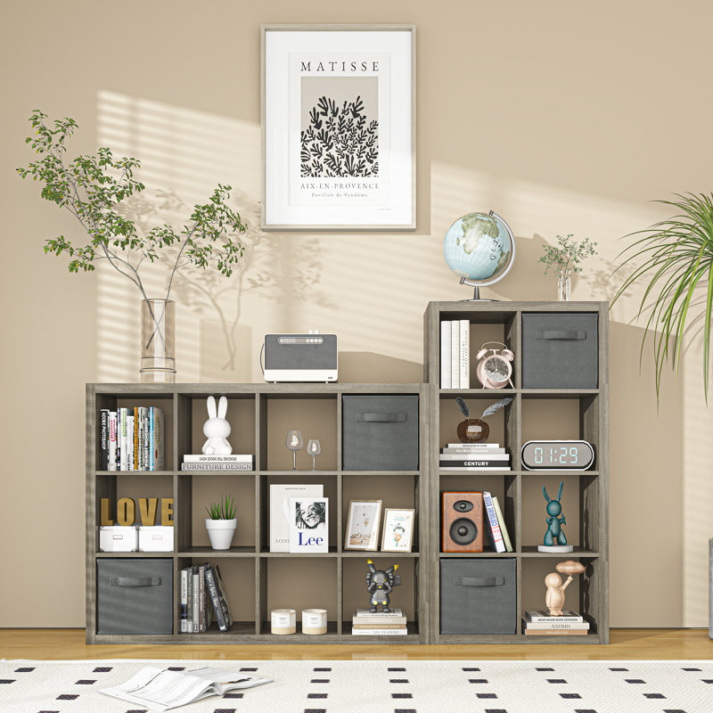 20-Cube Storage Bookshelf - Multifunctional Display Shelf for Living Room, Bedroom & Home Office